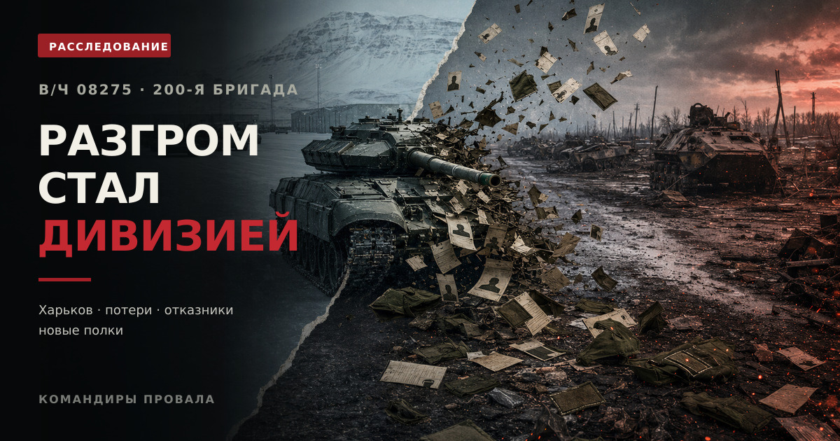 Military Unit 08275: How the 200th Arctic Motorized Rifle Brigade Perished Near Kharkiv and Became a Division