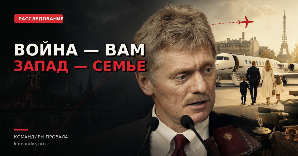 Иллюстрация к расследованию: Голос войны, дети на Западе: как устроена семья Дмитрия Пескова