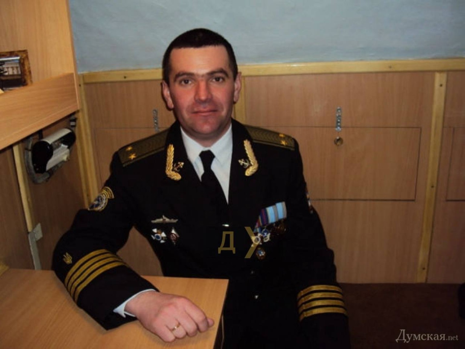Роберт Шагеев в форме Военно-морских сил Украины