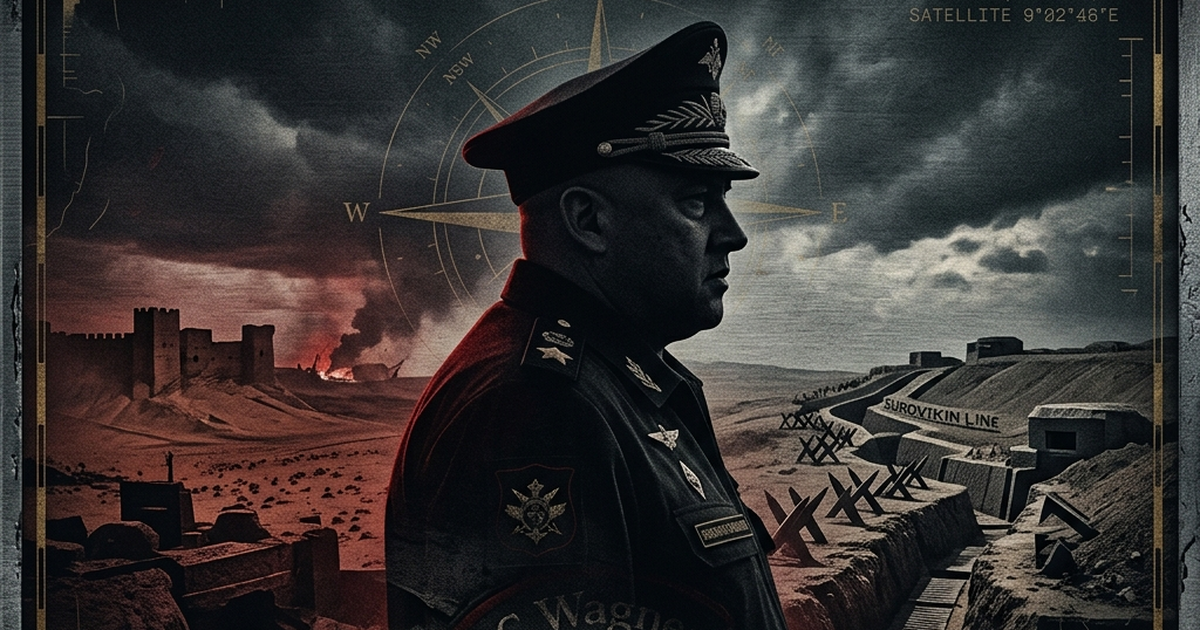 Иллюстрация к расследованию: «Генерал Армагеддон» Суровикин: Сирийские фосфаты Тимченко, тайный билет ЧВК «Вагнер» № VIP-229 и арест ФСБ