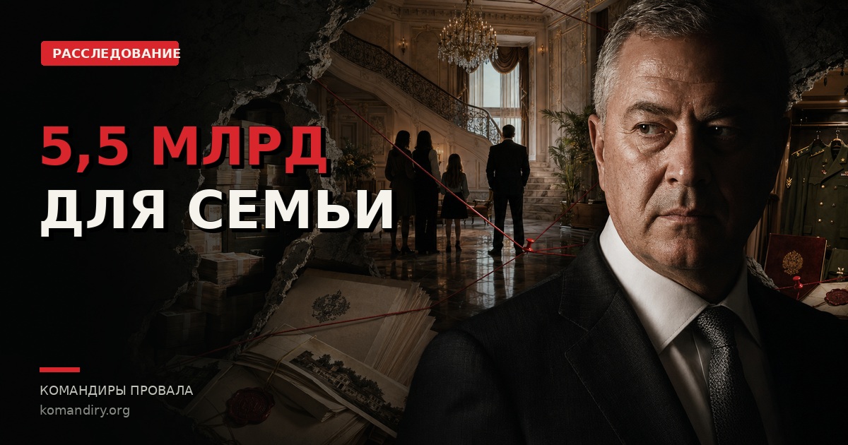 Иллюстрация к расследованию: Правая рука Шойгу: 5,5 миллиарда рублей семьи Цаликова, которые государству пришлось забирать через суд