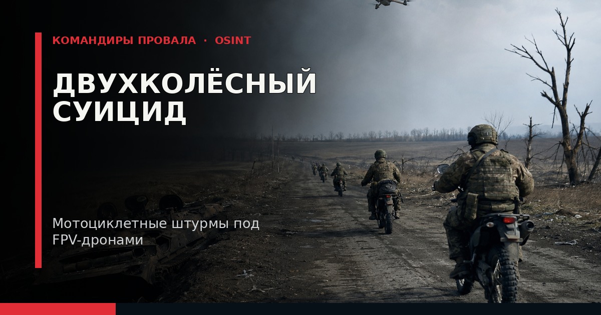 Иллюстрация к расследованию: «Двухколесный суицид»: Как дефицит БМП и танков превратил атаки ВС РФ под Покровском и Часовым Яром в мишени для FPV-дронов