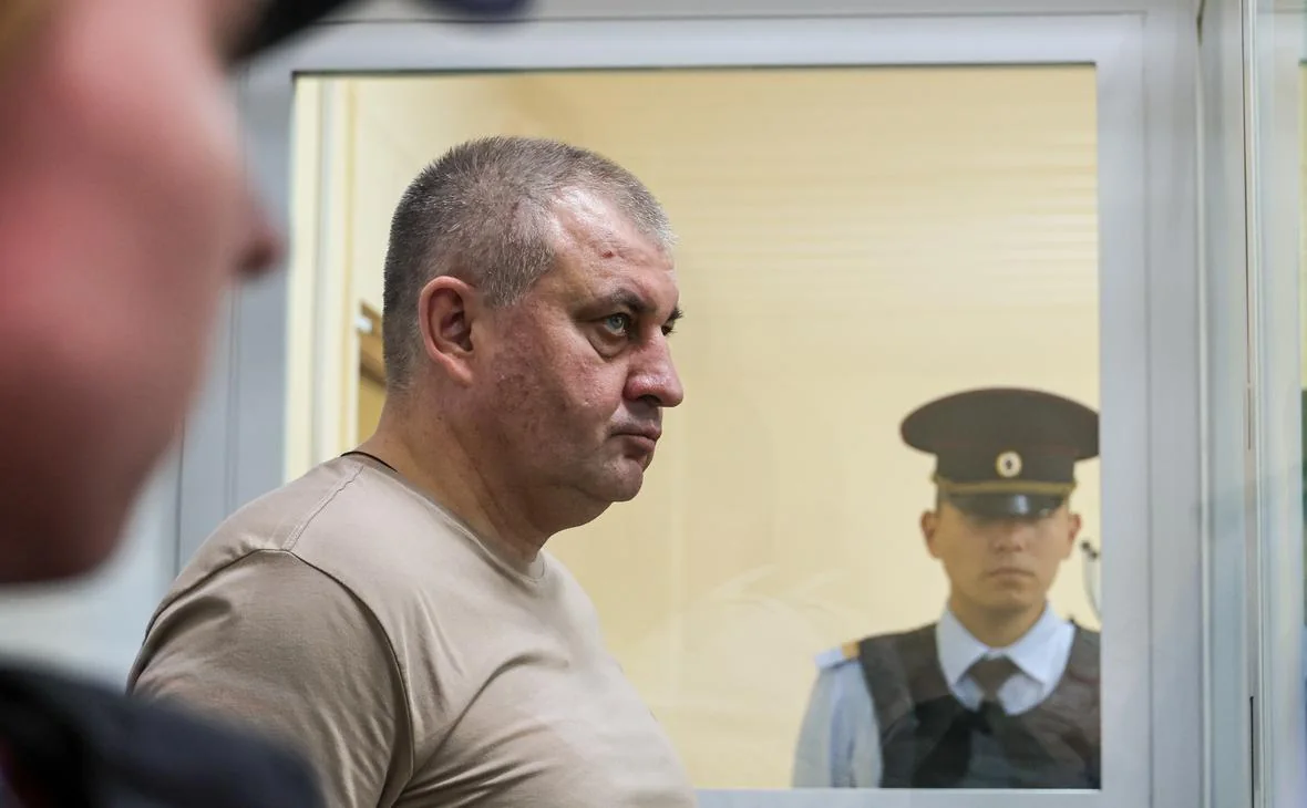 Вадим Шамарин в военном суде после ареста в 2024 году
